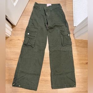 REVICE Olive Green low rise Cargo Pants